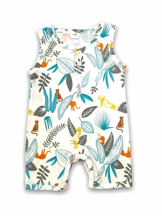 Jungle Print Romper