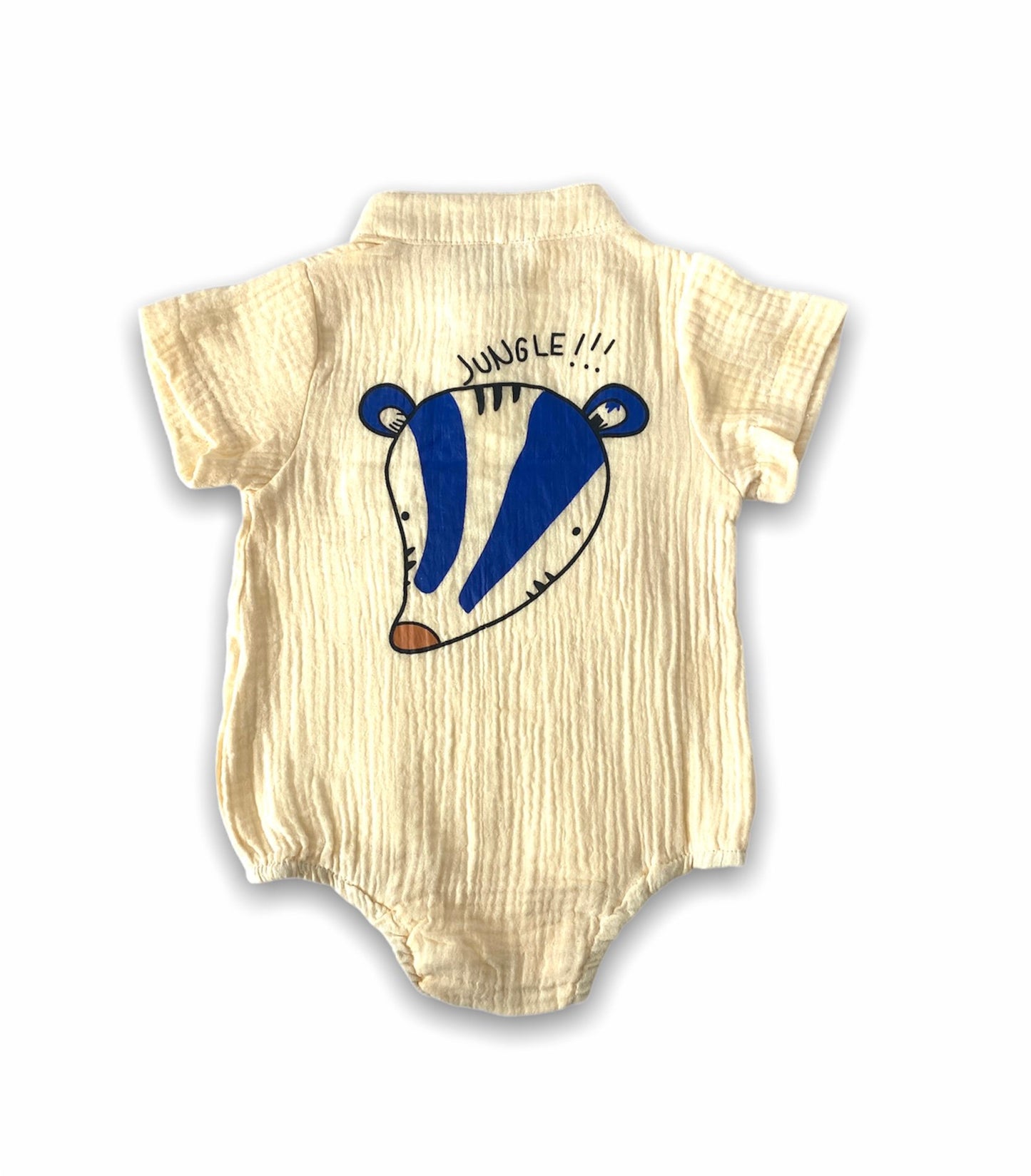 Muslin Onesie with Back Graphic