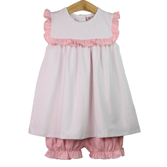 Pink Dot Bloomer Set