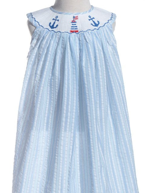 Smocked Anchor Dress