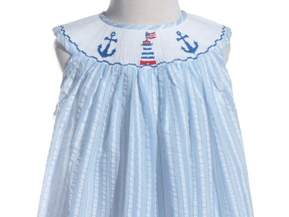 Smocked Anchor Dress