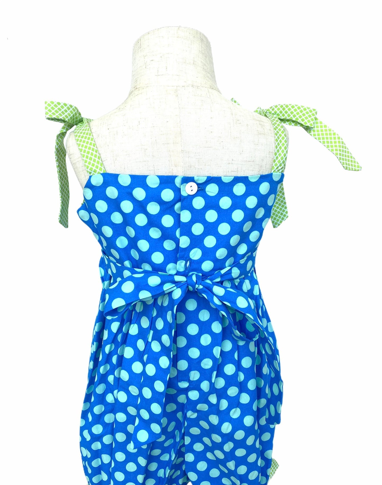 Whale Polka Dot Romper