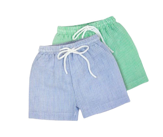 Seersucker Swim Shorts