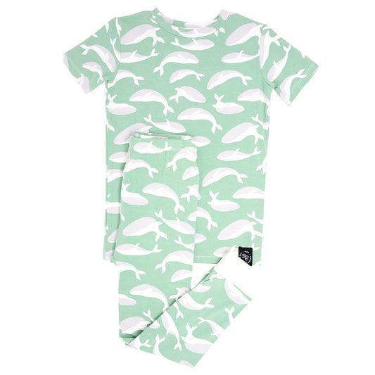 Bamboo Whale Pajama Set